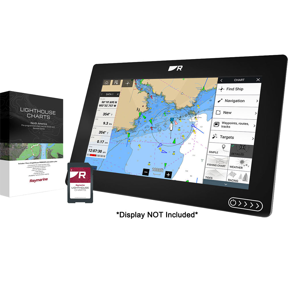 Raymarine LightHouse Chart North America [R70794] - shopbulluna.com