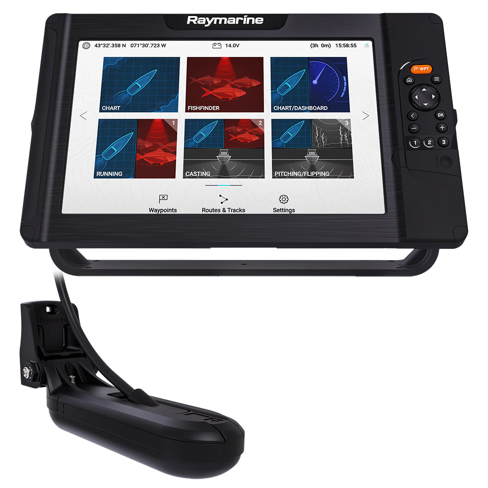 Raymarine Element 12 HV Combo w/HV-100 Transom Mount Transducer  Lighthouse North America Chart [E70536-05-102] - shopbulluna.com