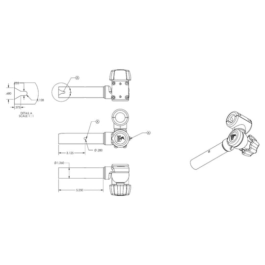 TACO ShadeFin Adjustable Clamp-On Pipe Mount [T10-3000-7]