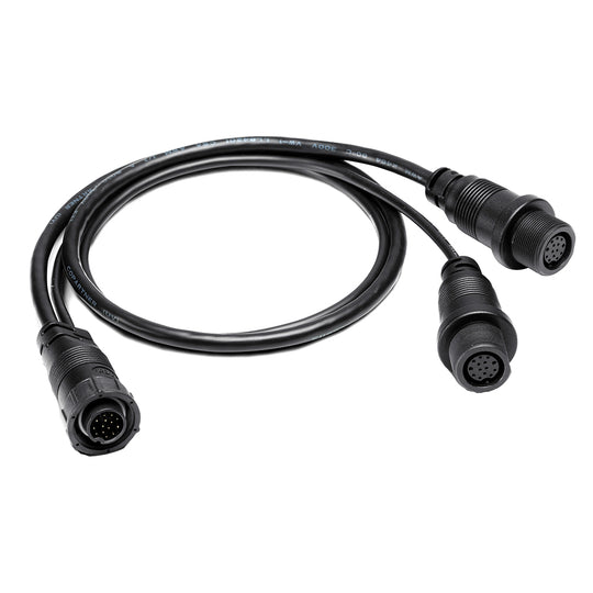 Humminbird 14 M ID SIDB Y - SOLIX/APEX Side Imaging Left-Right MSI/Dual Beam Splitter Cable - 30" [720111-1] - shopbulluna.com