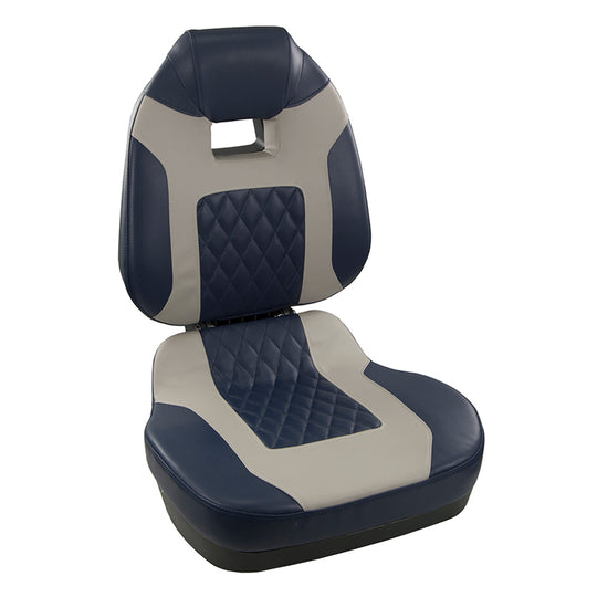 Springfield Fish Pro II High Back Folding Seat - Blue/Grey [1041419] - shopbulluna.com