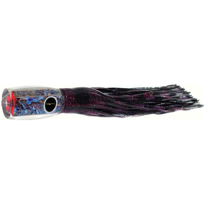 Black Bart 1656 Flat Nose Medium Heavy Tackle Lure - Purple/Black Dot - shopbulluna.com