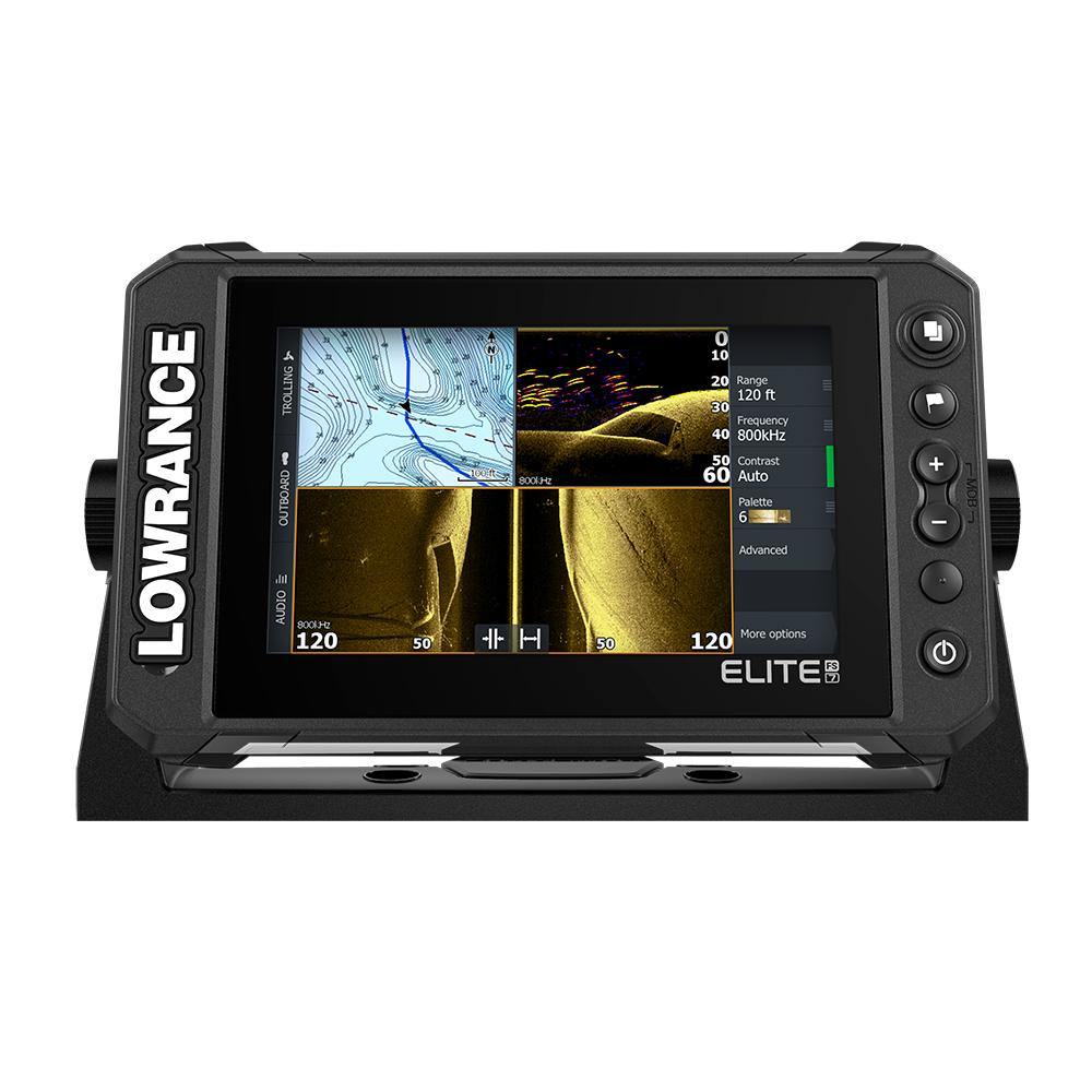 Lowrance Elite FS 7 Chartplotter/Fishfinder w/Active Imaging 3-in-1 Transom Mount Transducer [000-15688-001] - shopbulluna.com