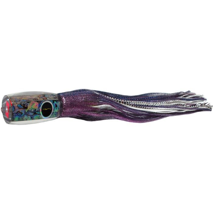 Black Bart 1656 Flat Nose Medium Heavy Tackle Lure - Purple Blue Dot/White Black Dot - shopbulluna.com