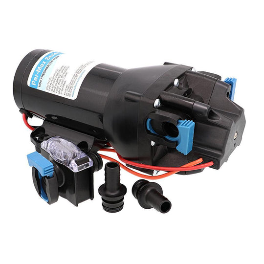 Jabsco Par-Max HD4 Heavy Duty Water Pressure Pump - 12V - 4 GPM - 40 PSI [Q401J-115S-3A] - shopbulluna.com