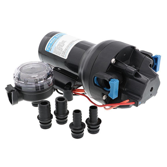 Jabsco Par-Max HD5 Heavy Duty Water Pressure Pump - 12V - 5 GPM - 40 PSI [P501J-115S-3A] - shopbulluna.com