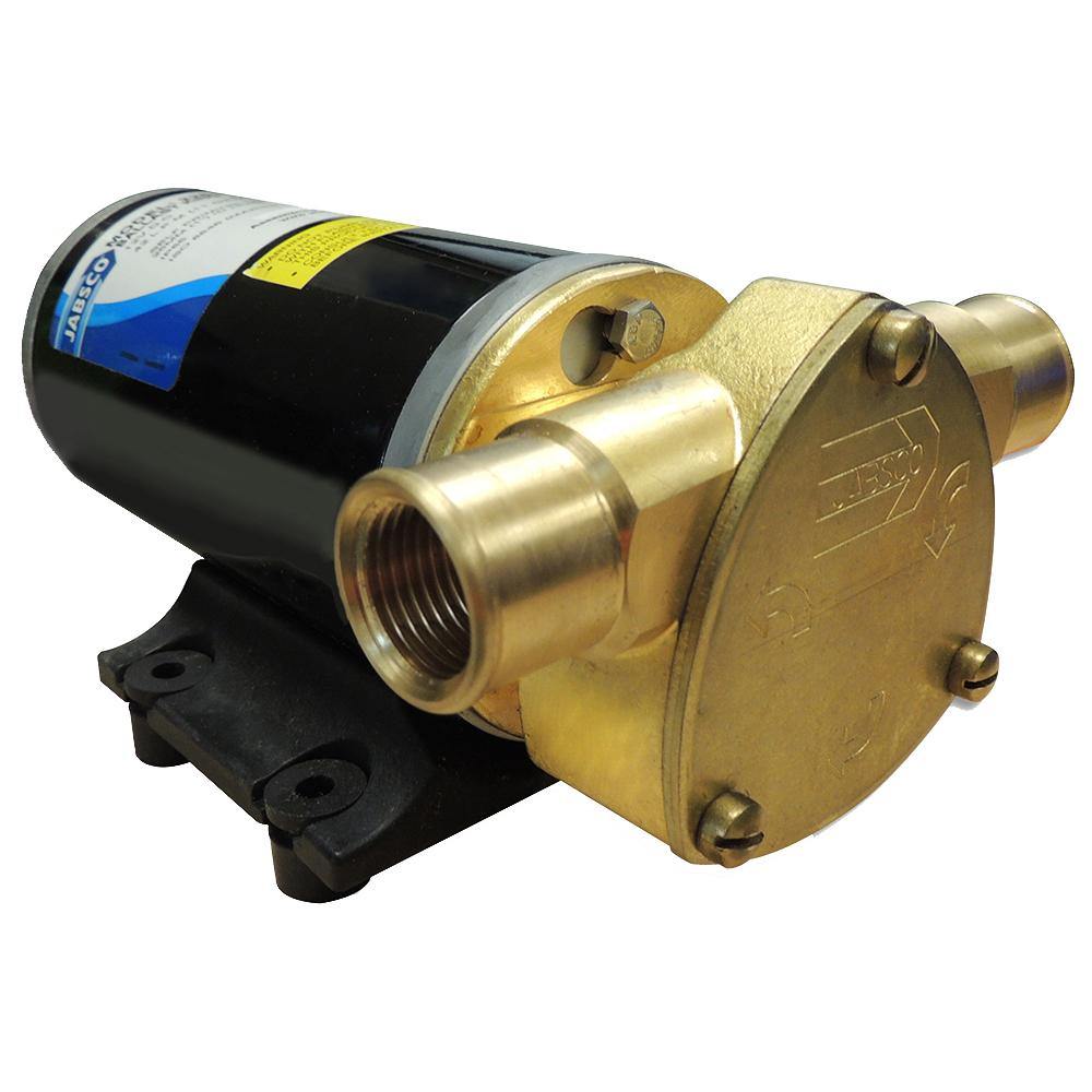 Jabsco Ballast King Bronze DC Pump with Deutsch Connector - No Reversing Switch - 15 GPM [22610-9427] - shopbulluna.com