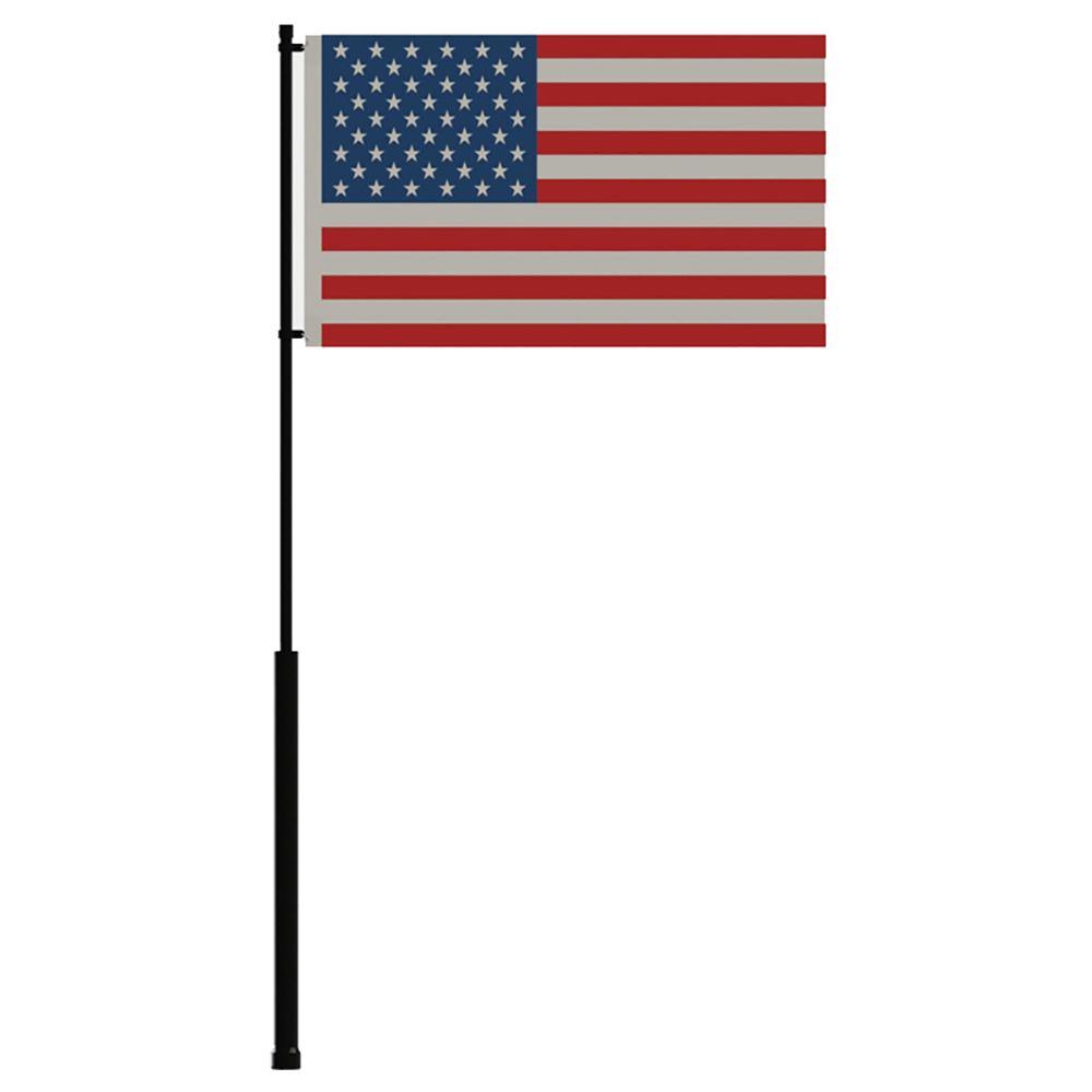 Mate Series Flag Pole - 36" w/USA Flag [FP36USA] - shopbulluna.com