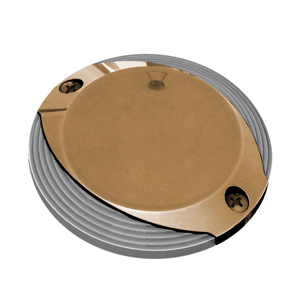 Lumitec Scallop Surface Mount Pathway Light - Spectrum RGBW/Warm White - Bronze Finish [101673] - shopbulluna.com