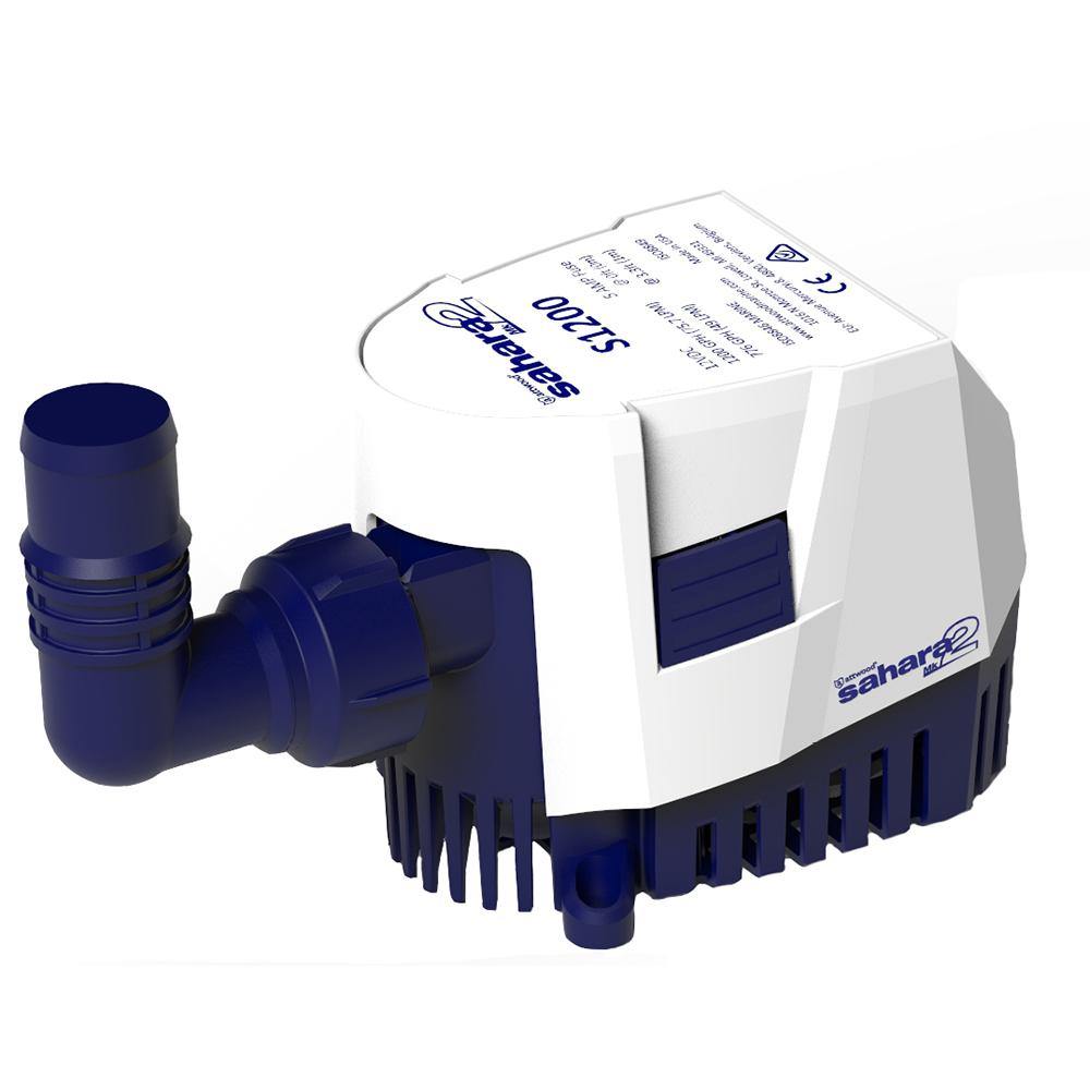 Attwood Sahara MK2 S1200 Bilge Pump 1200 GPH - 12V - Automatic [5512-7] - shopbulluna.com