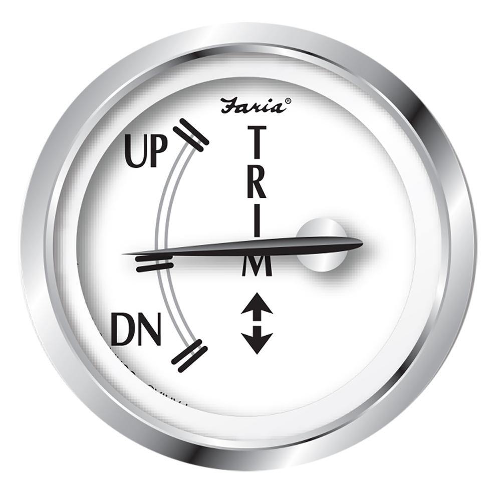 Faria Newport SS 2" Trim Gauge f/J/E/Suzuki Outboards [25007] - shopbulluna.com