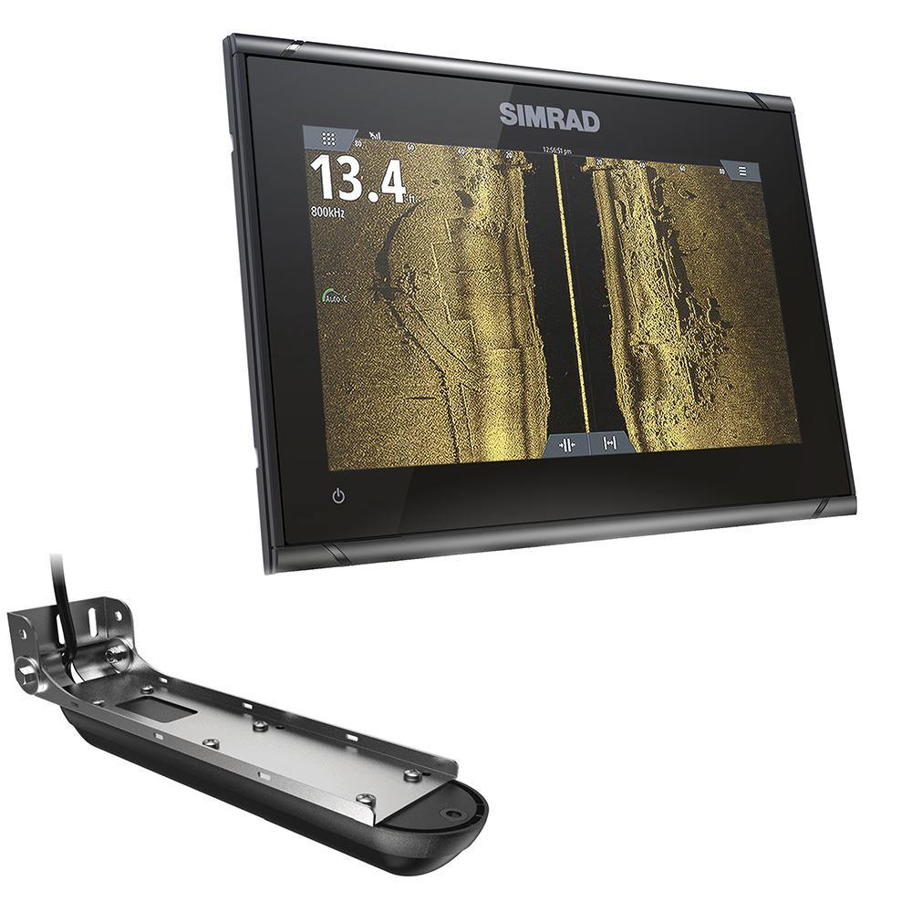 Simrad GO9 XSE Chartplotter/Fishfinder w/Active Imaging 3-in-1 Transom Mount Transducer  C-MAP Discover Chart [000-14840-002] - shopbulluna.com