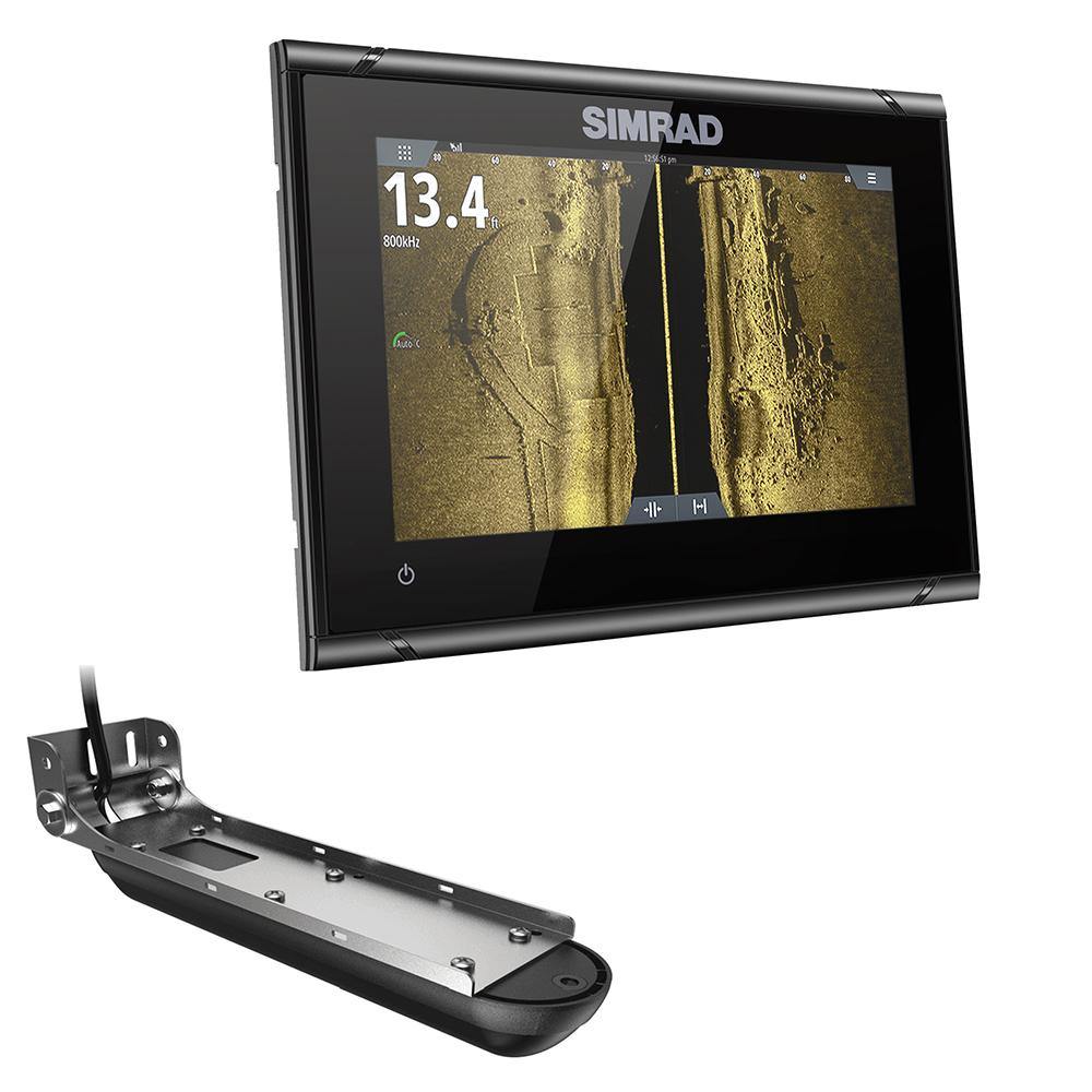 Simrad GO7 XSR Chartplotter/Fishfinder w/Active Imaging 3-in-1 Transom Mount Transducer  C-MAP Discover Chart [000-14838-002] - shopbulluna.com