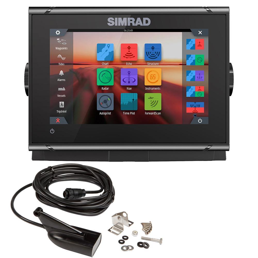 Simrad GO7 XSR Chartplotter/Fishfinder w/HDI Transom Mount Transducer  C-MAP Discover Chart [000-14326-002] - shopbulluna.com