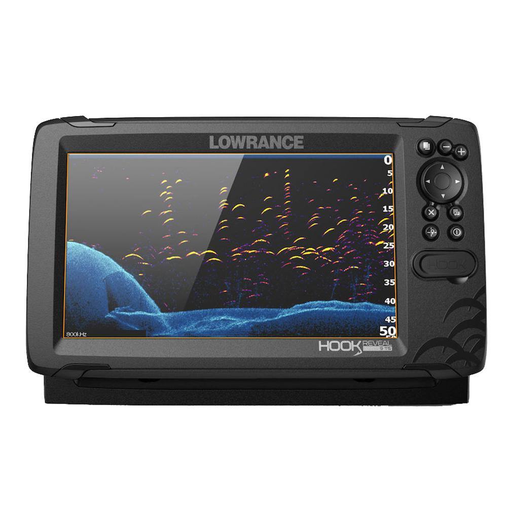 Lowrance HOOK Reveal 9 Combo w/TripleShot Transom Mount  C-MAP Contour+ Card [000-15851-001] - shopbulluna.com