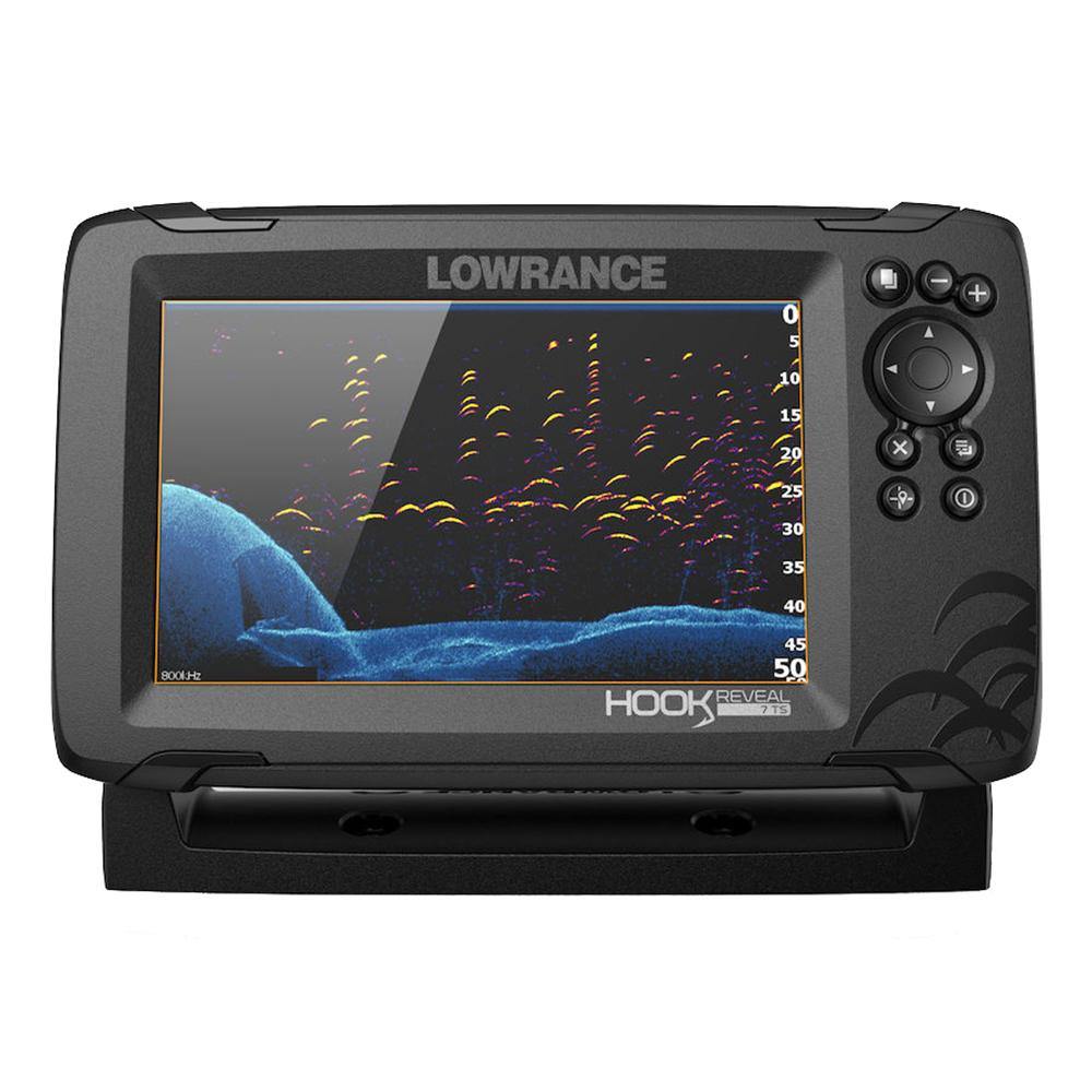 Lowrance HOOK Reveal 7 Combo w/SplitShot Transom Mount  C-MAP Contour+ Card [000-15854-001] - shopbulluna.com