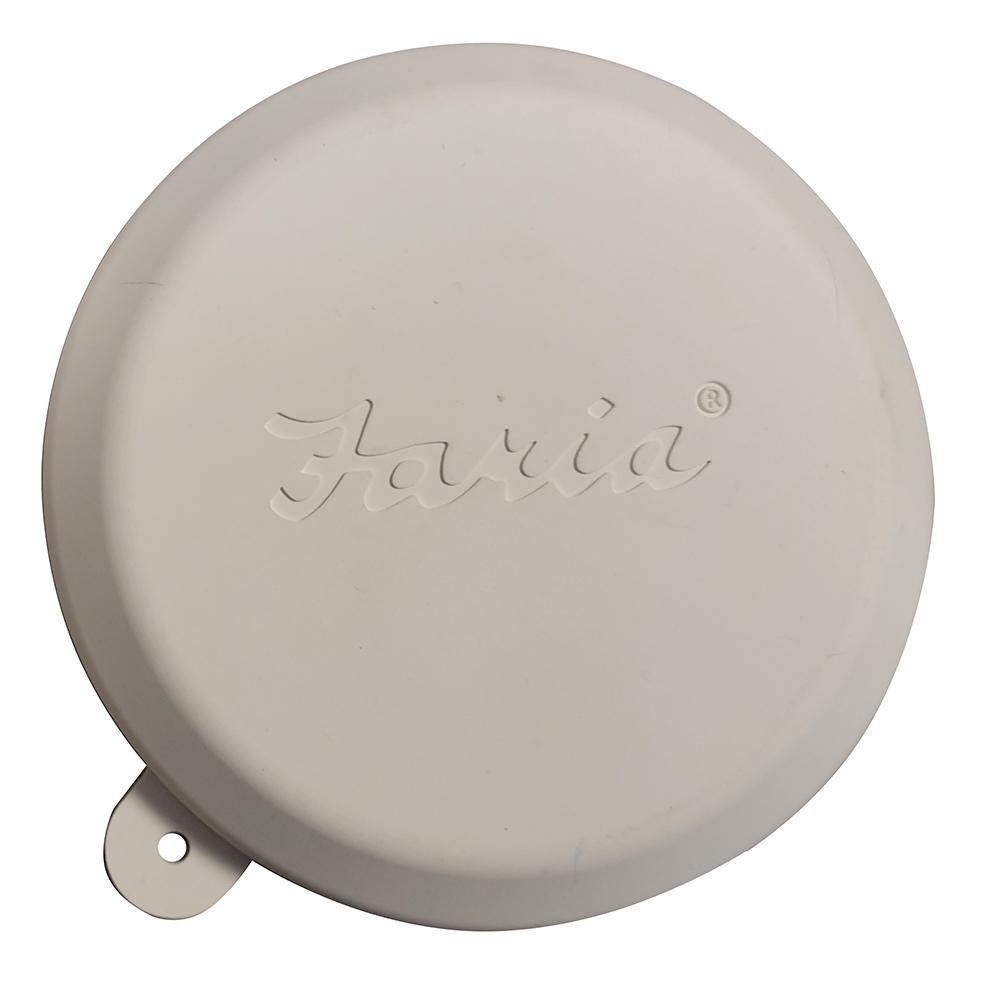 Faria 2" Gauge Weather Cover - White [F91401] - shopbulluna.com