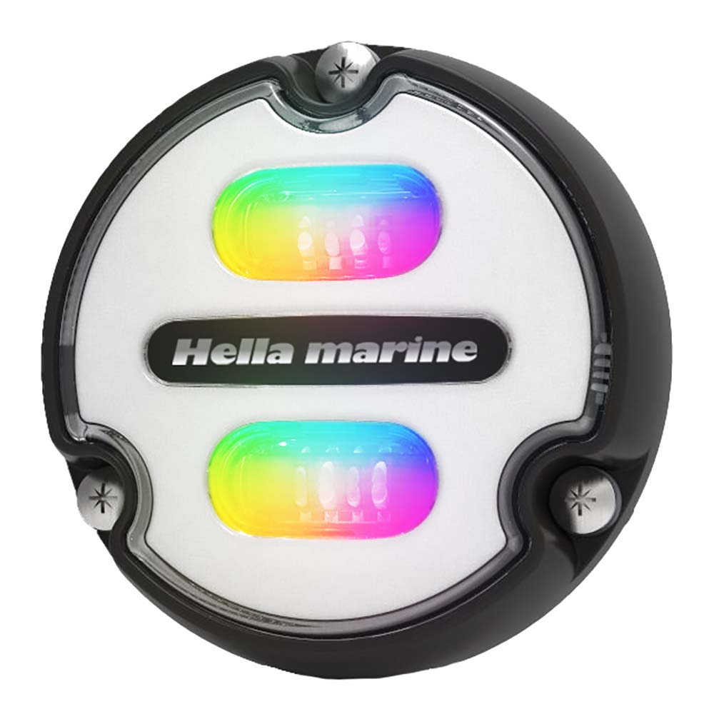 Hella Marine Apelo A1 RGB Underwater Light - 1800 Lumens - Black Housing - White Lens [016146-011] - shopbulluna.com