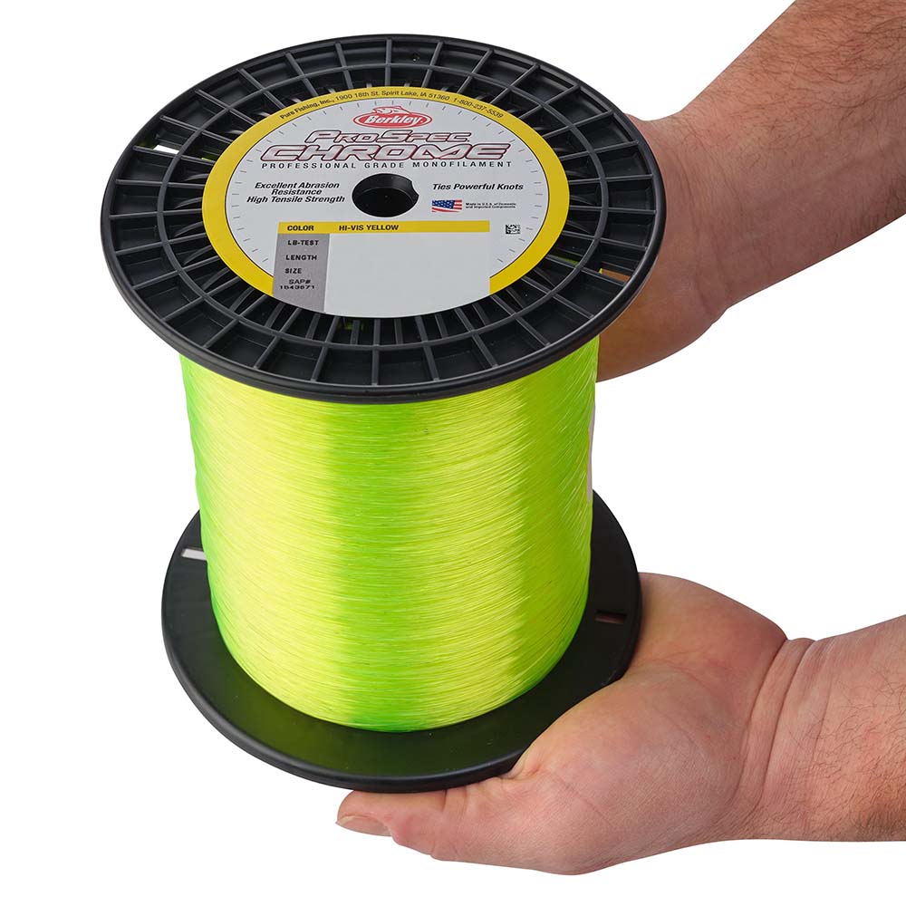 Berkley ProSpec Chrome Hi-Vis Yellow Monofilament - 40 lb - 3000 yds - PSC3B40-HVY [1543673]