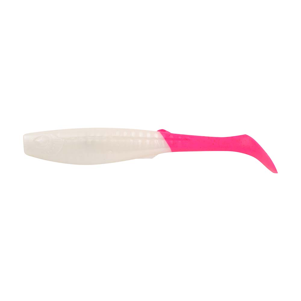 Berkley Gulp! Paddleshad - 4" - Pearl White/Pink [1545532]