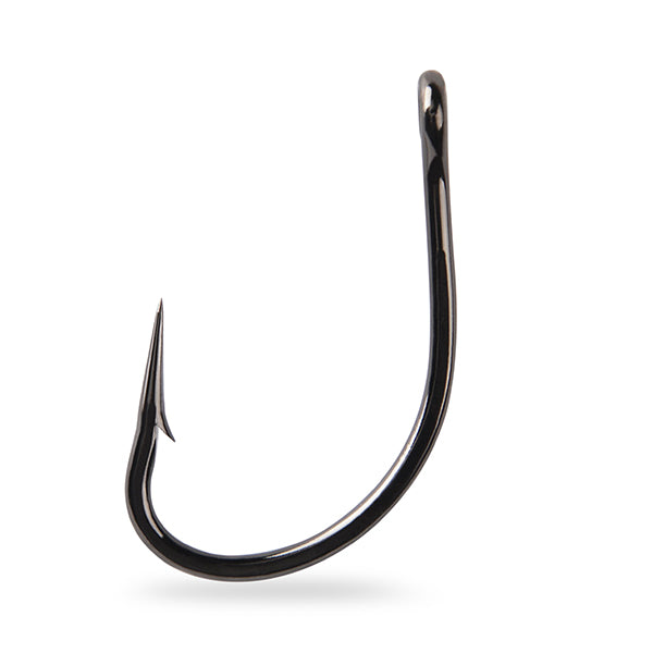 Mustad O'Shaughnessy Black Nickel Bait Hook - 25 Units - shopbulluna.com