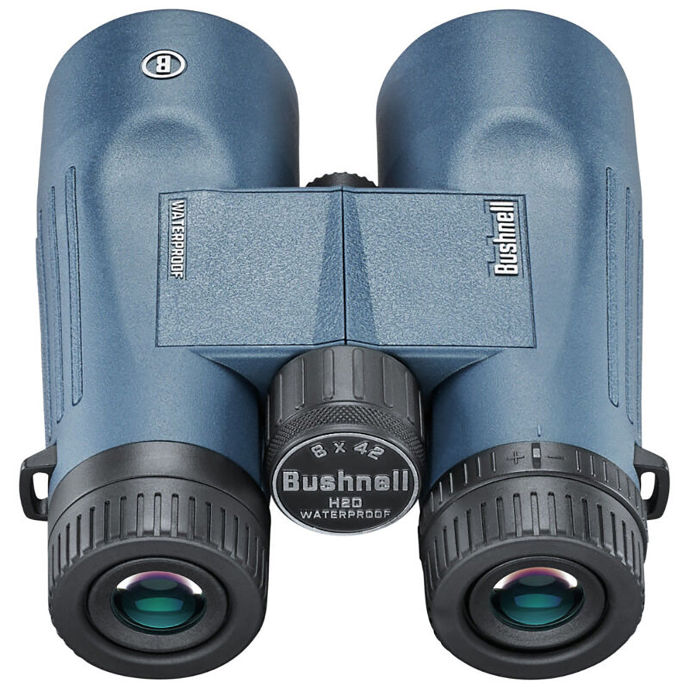 Bushnell 8x42mm H2O Binocular - Dark Blue Roof WP/FP Twist Up Eyecups [158042R]