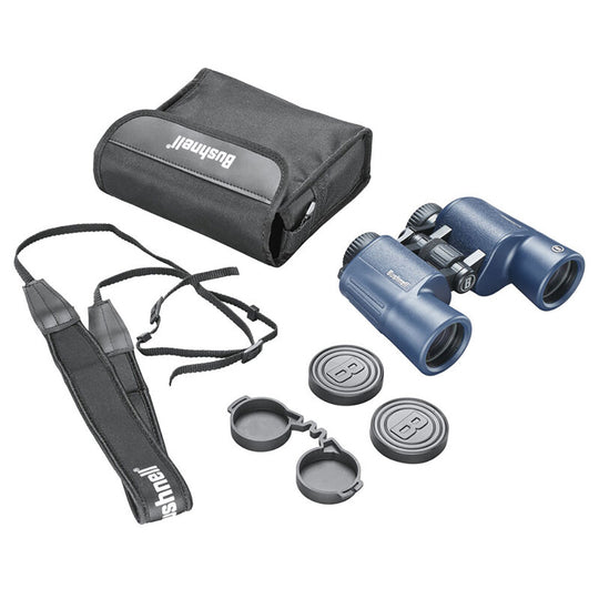 Bushnell 10x42mm H2O Binocular - Dark Blue Porro WP/FP Twist Up Eyecups [134211R]