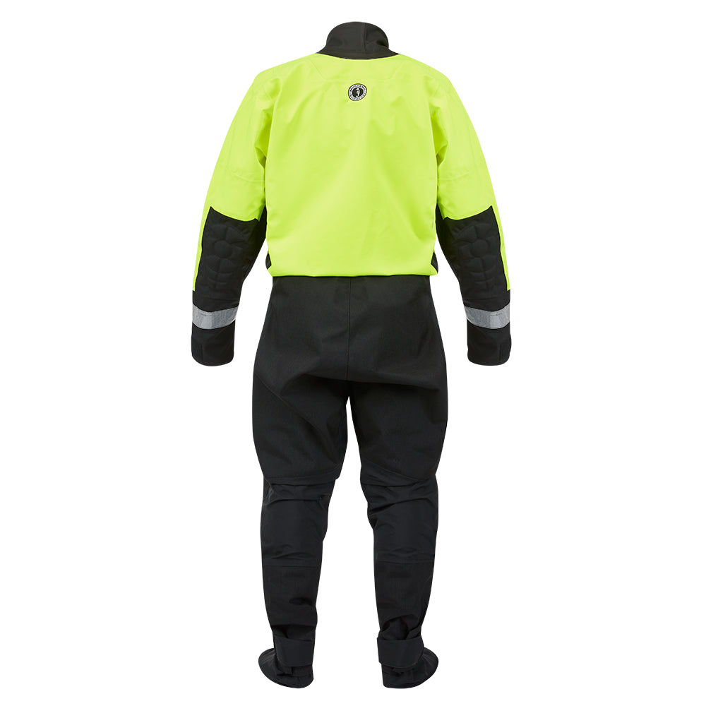 Mustang MSD576 Water Rescue Dry Suit - Fluorescent Yellow Green-Black - XL [MSD57602-251-XL-101]