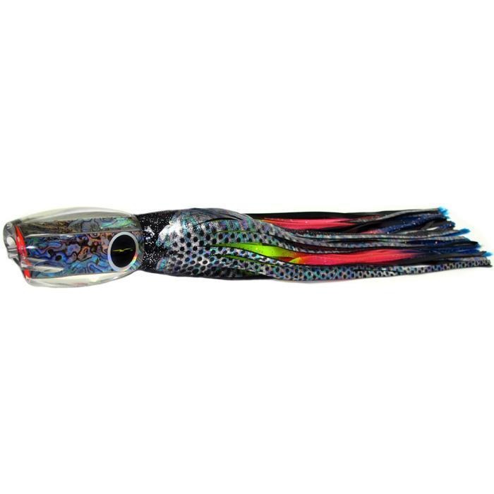 Black Bart Hawaiian Breakfast Medium Heavy Tackle Lure - Black Dot Rainbow - shopbulluna.com