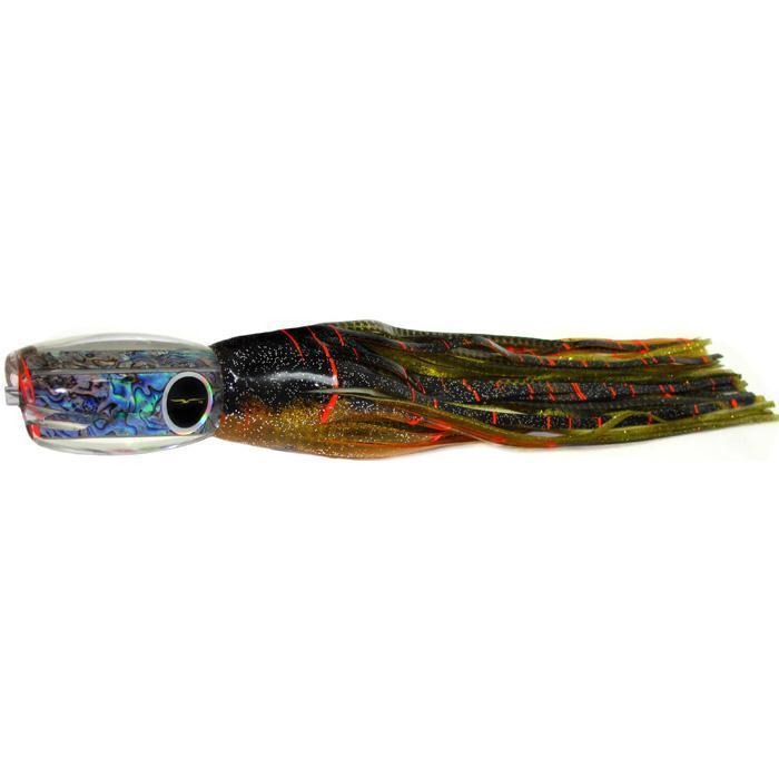 Black Bart Hawaiian Breakfast Medium Heavy Tackle Lure - Brown Gold Orange/Gold Dot - shopbulluna.com