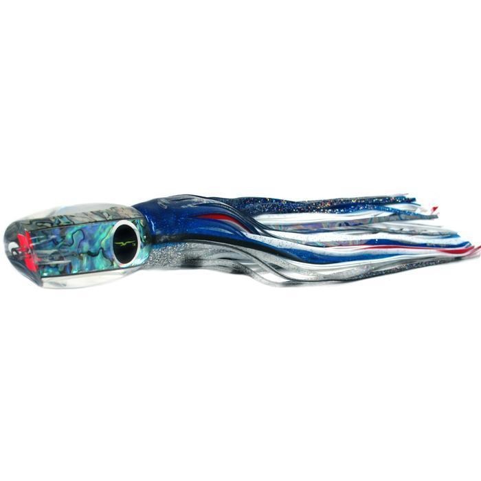 Black Bart Hawaiian Breakfast Medium Heavy Tackle Lure - Blue/White - shopbulluna.com