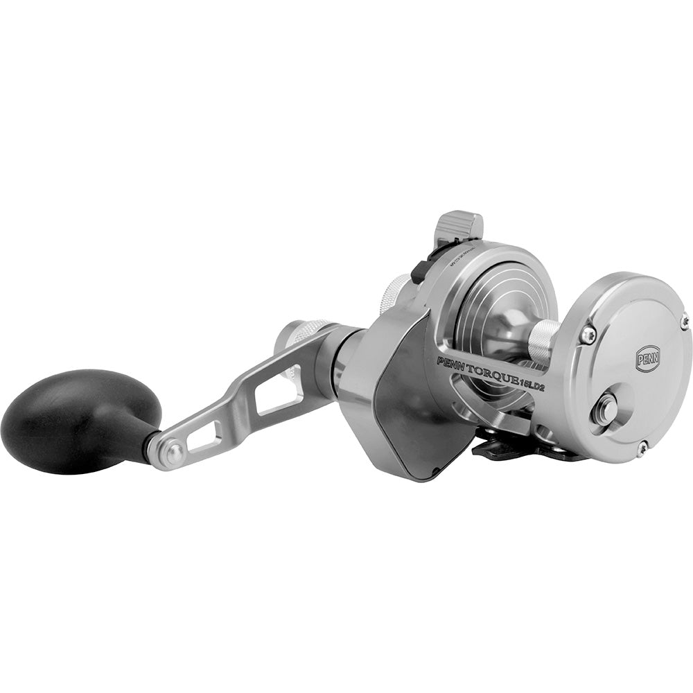 PENN Torque Lever Drag 2 Speed Reel Silver TRQ15LD2S [1501849]