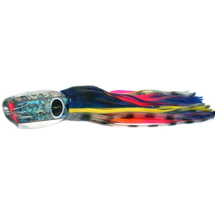 Black Bart Hawaiian Breakfast Medium Heavy Tackle Lure - Blue Yellow/Rainbow - shopbulluna.com