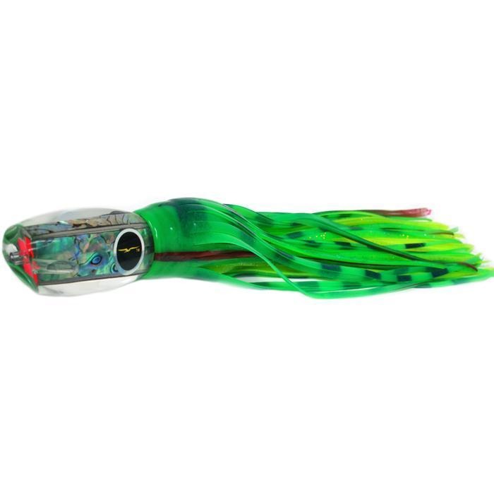 Black Bart Hawaiian Breakfast Medium Heavy Tackle Lure - Glow/Green Chartreuse - shopbulluna.com