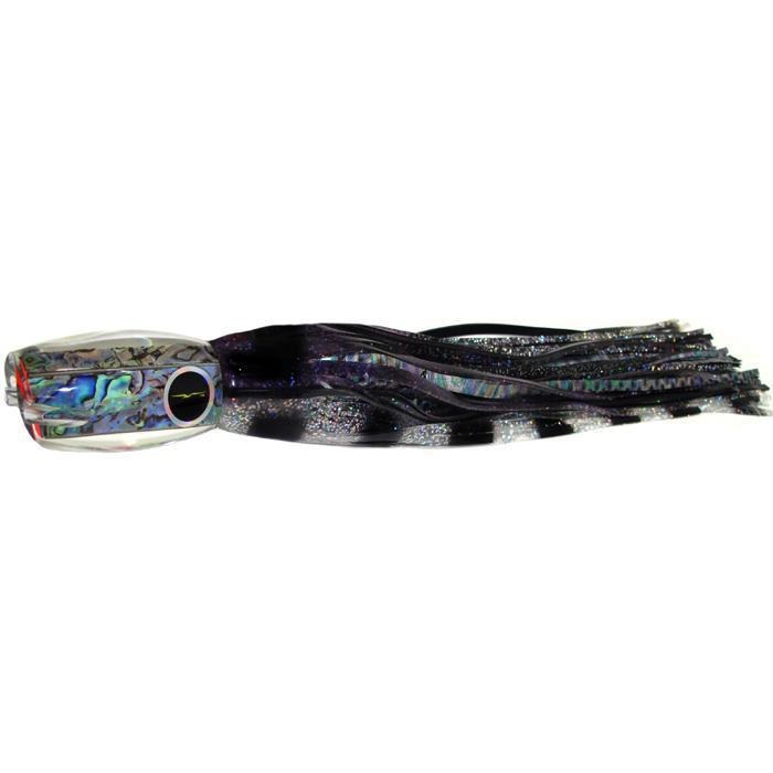 Black Bart Hawaiian Breakfast Medium Heavy Tackle Lure - Purple/Black Dot - shopbulluna.com