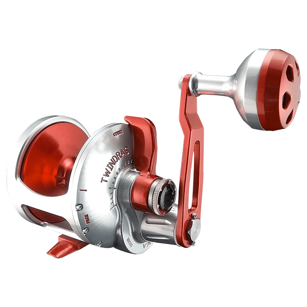 Accurate BV-600 Boss Valiant Conventional Reel - Red/Silver - shopbulluna.com