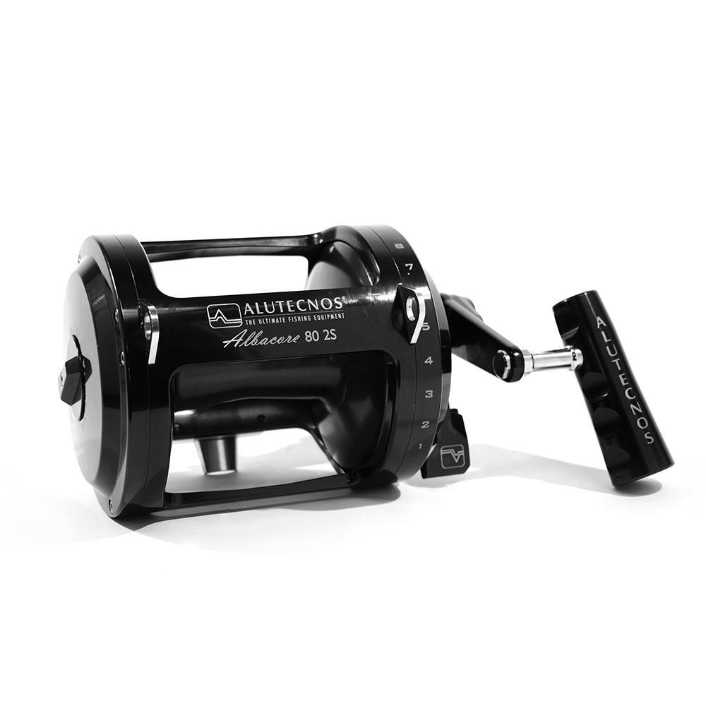 Alutecnos Albacore 80 Two Speed Reel - Black - shopbulluna.com