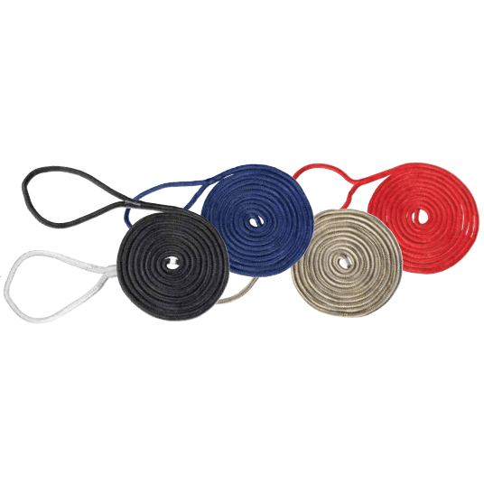 Marpac Premier Double Braided Nylon Dockline - 1/2 Inch x 30 Feet - Black - shopbulluna.com