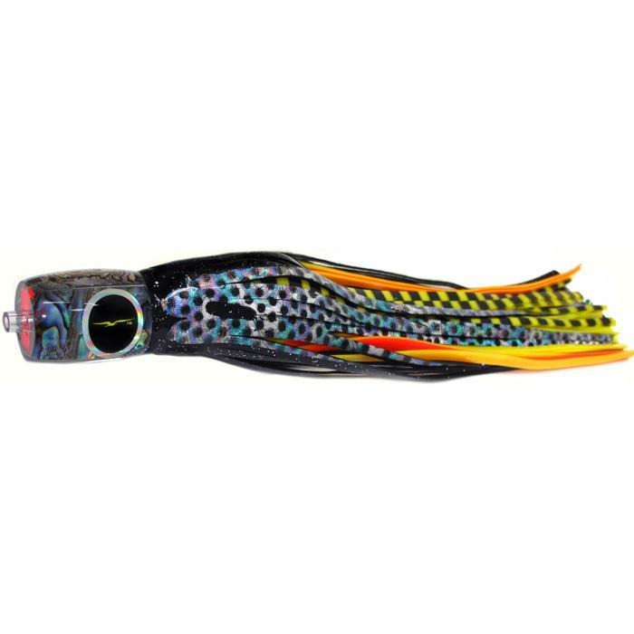 Black Bart Mahi Candy Medium Tackle Lure - Black Dot/Yellow Tiger - shopbulluna.com