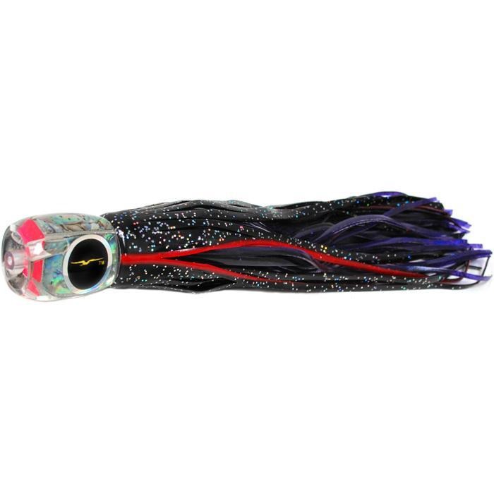 Black Bart Tahitian Prowler Medium Tackle Lure - Black/Purple Foil - shopbulluna.com