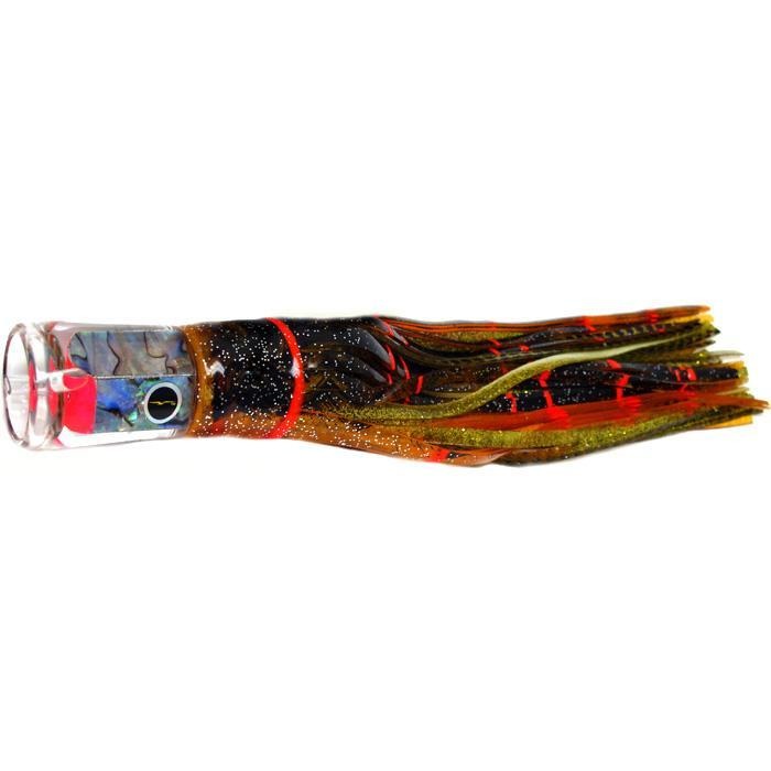 Black Bart El Squid Senior Medium Tackle Lure - Brown Gold Orange/Gold Dot - shopbulluna.com