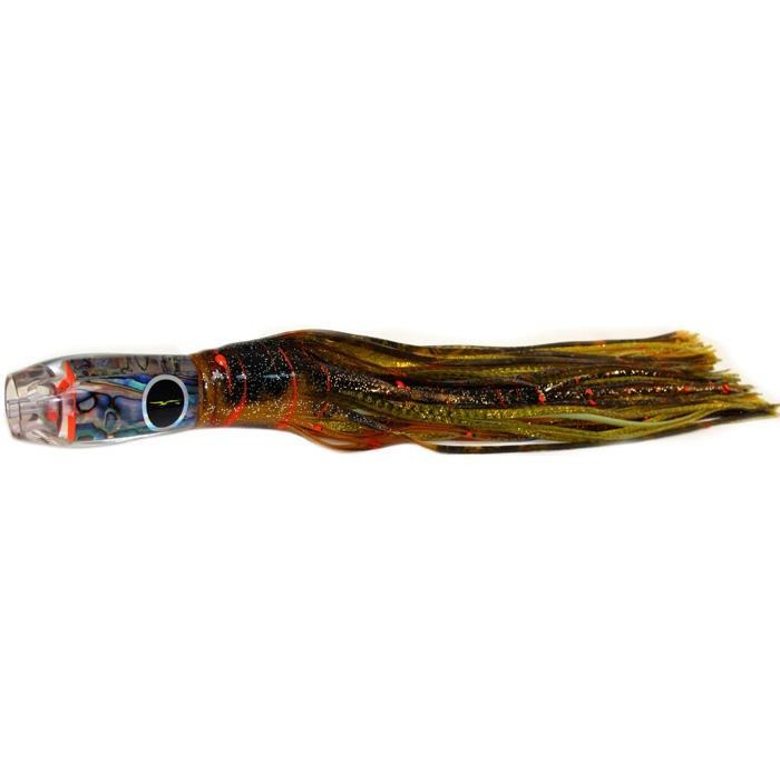 Black Bart Super ProJet Medium Heavy Tackle Lure - Brown Gold Orange/Gold Dot - shopbulluna.com