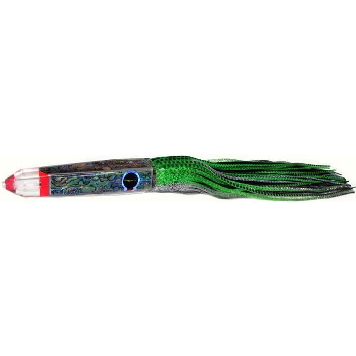 Black Bart Wahoo Candy Medium Heavy Tackle Lure - Green/Black Dot - shopbulluna.com