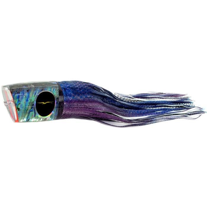 Black Bart Zulu Heavy Tackle Lure - Purple Blue Dot/White Dot - shopbulluna.com