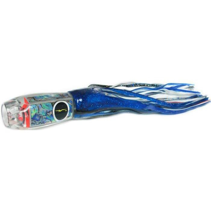 Black Bart Super ProJet Medium Heavy Tackle Lure - Blue Foil/White - shopbulluna.com