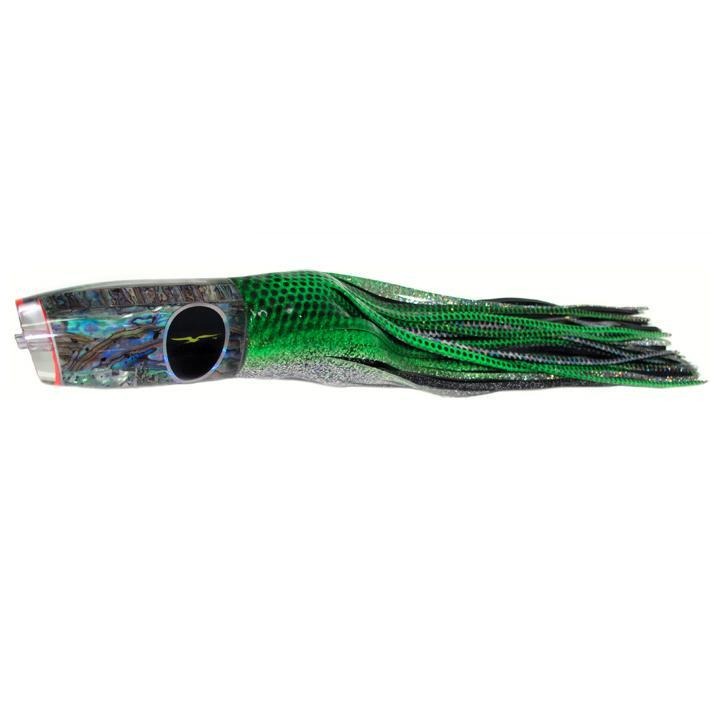 Black Bart Super Plunger Heavy Tackle Lure - Green Dot/Black Dot - shopbulluna.com