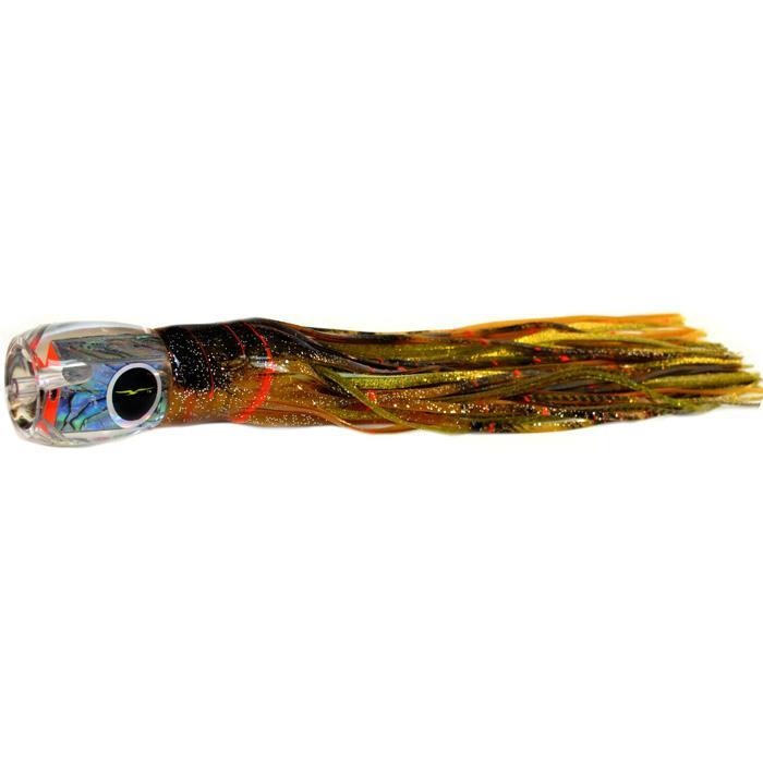 Black Bart Saint Thomas Prowler Medium Heavy Tackle Lure - Brown Gold Orange/Gold Dot - shopbulluna.com