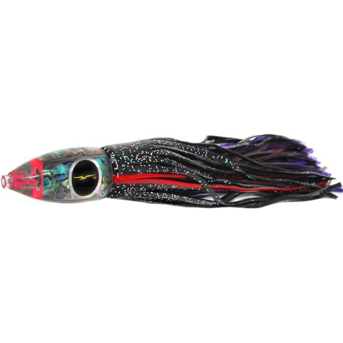 Black Bart Wicked Medium Tackle Lure - Black Red/Purple Fleck - shopbulluna.com