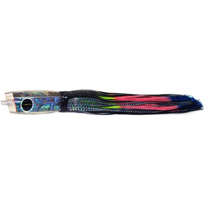 Black Bart 1656 Angle Medium Heavy Tackle Lure - Black Dot/Rainbow - shopbulluna.com