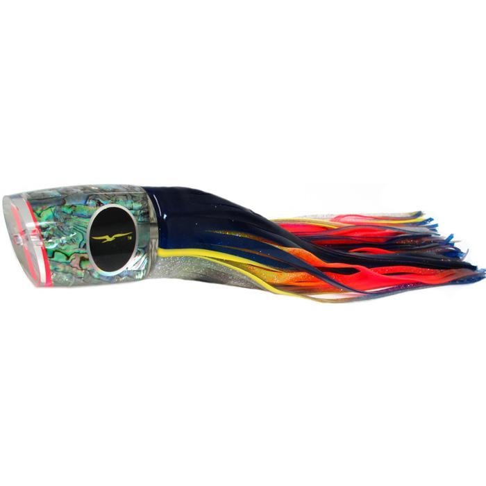 Black Bart Zulu Heavy Tackle Lure - Blue Yellow/Rainbow - shopbulluna.com